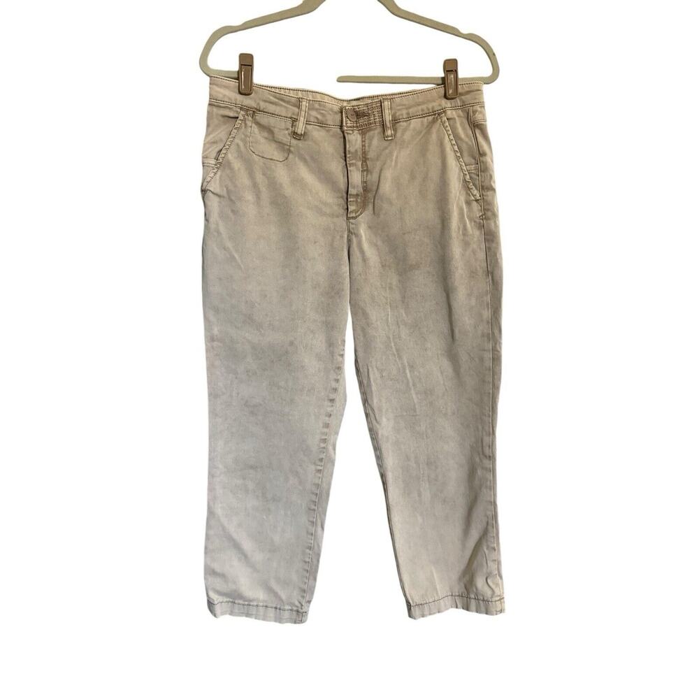 Chino By Anthropologie Size 29 Slim Crop Capri Khaki Pants #3286
